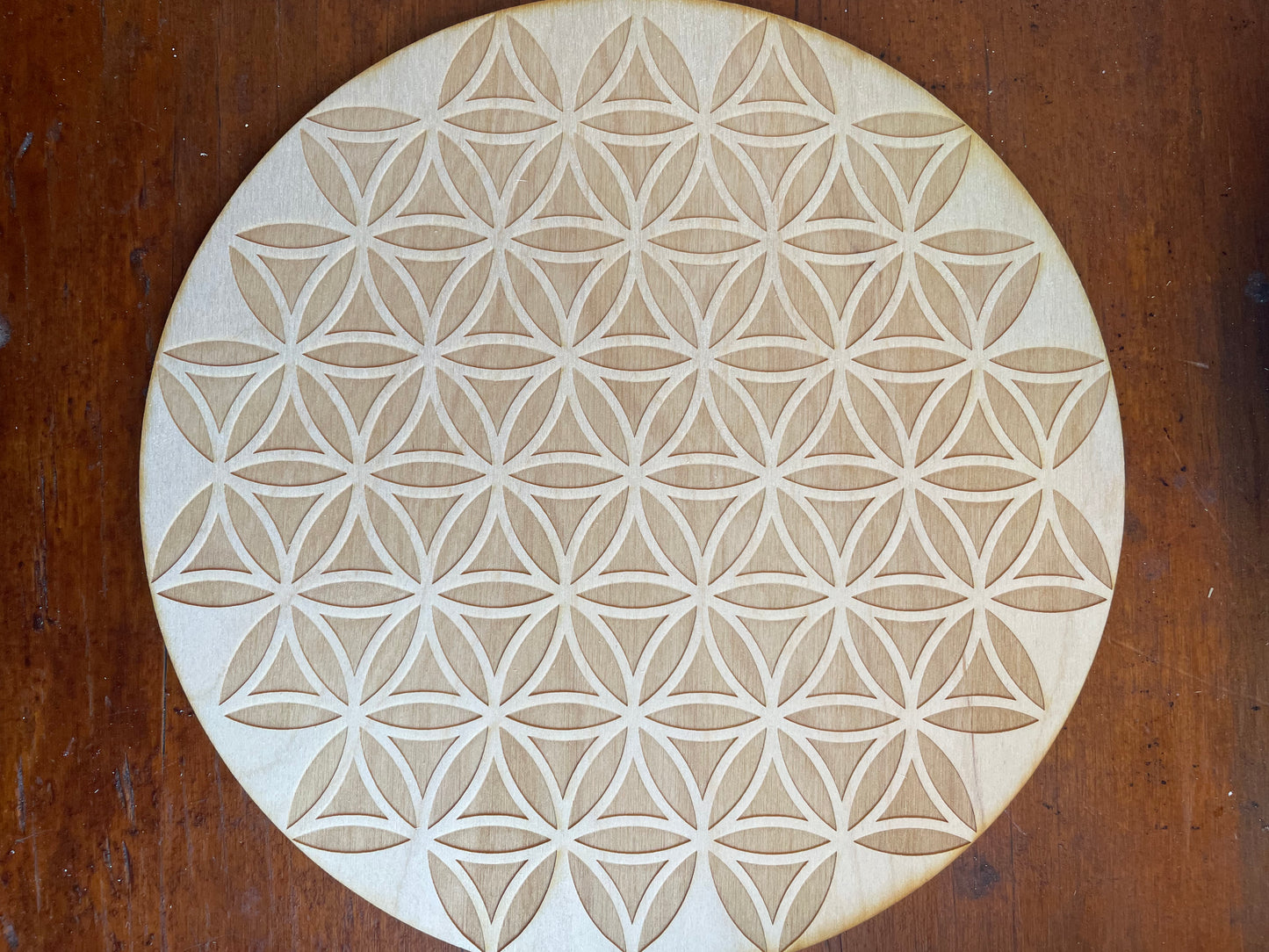 Inverted Flower of Life Grid - 10 inch