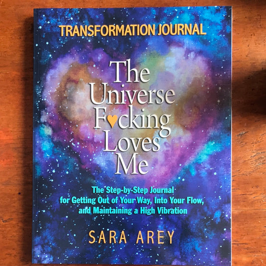 The universe fucking loves me journal