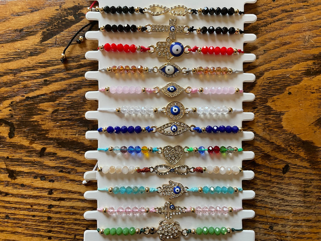 Assorted Evil Eye Bracelets - Sold Individually