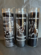 Glass Enclosed Candle - 2"x8"