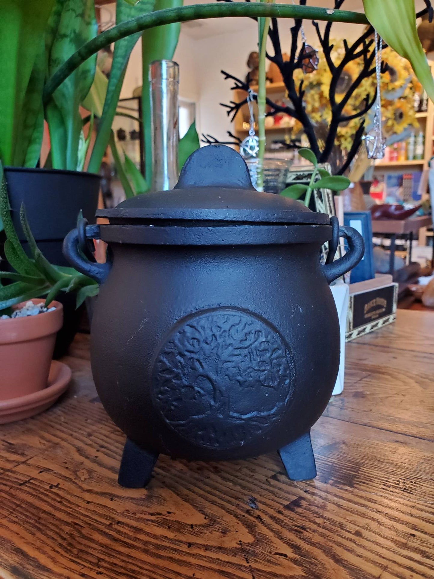 6” Tree of Life Cast Iron Cauldron