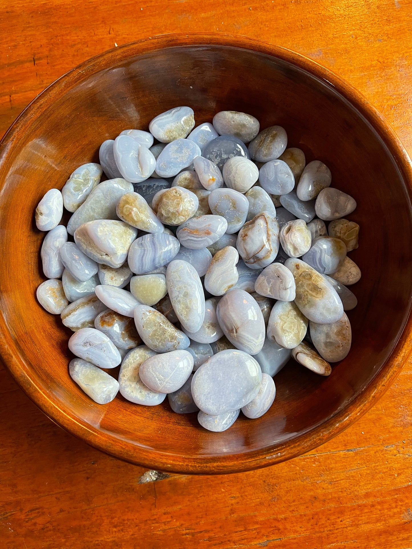 Blue Lace Agate- Tumbled